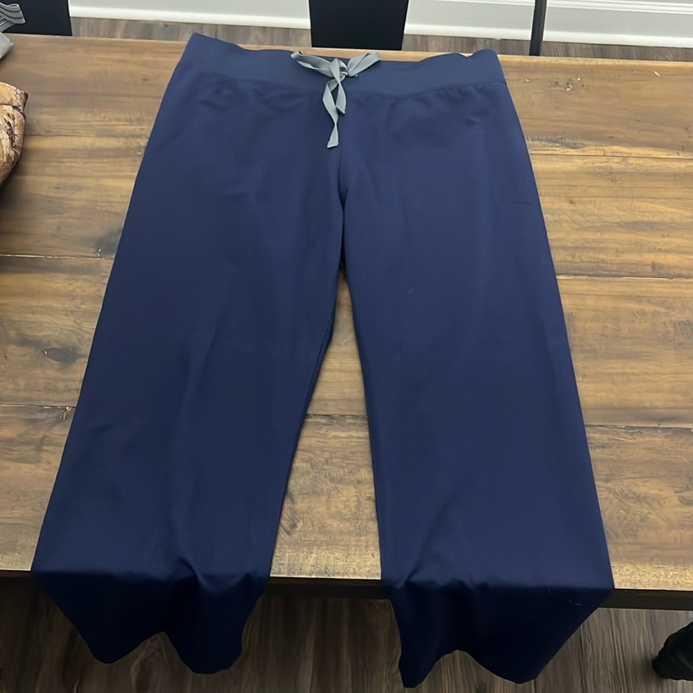 Figs Navy Blue Livingston Scrub Pant Size L